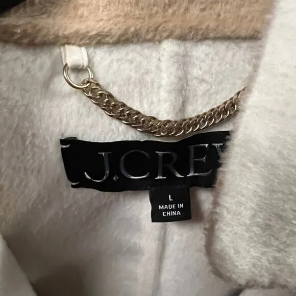 J.Crew $398 Harriet Trench Coat Natural Sand Size L BU070 - Picture 8 of 8